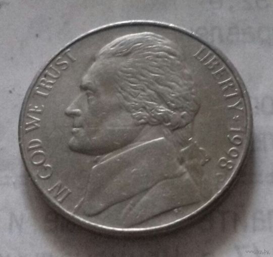 5 центов, США 1998 D