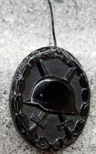 Ранение 3 степени клеймо L/13 чёрный,сталь, Оригинал