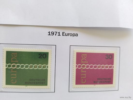ФРГ  1971  2 м