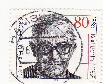 100-летие со дня смерти Карла Барта, богослова 1986 год