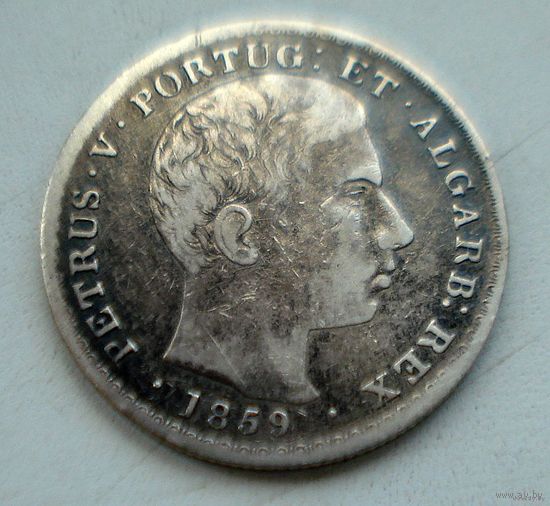 Португалия 500 эскудо 1859 г.