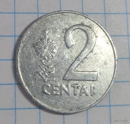2 цента 1991 Литва