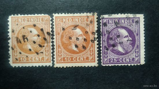 НИДЕРЛАНДЫ  \н18\ Нидерландская Индия Король Вильгельм III. 1870