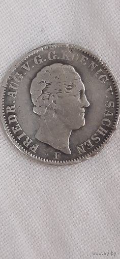 1/6 талера 1849, Саксония