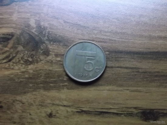Нидерланды 5 центов 1998
