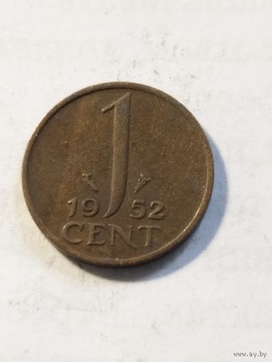 Нидерланды 1 цент 1952