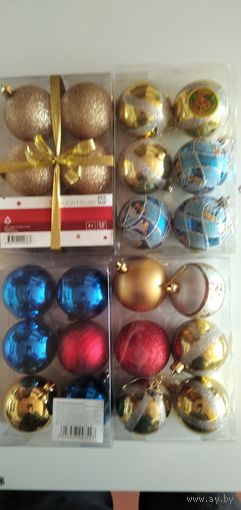 Ёлочные игрушки, шары на ёлку.