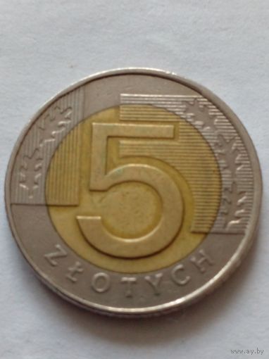 Польша 5 злотых 1994 г.