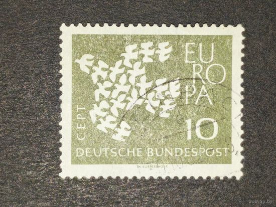 Германия 1961. Европа (C.E.P.T.) 1961 - Голуби