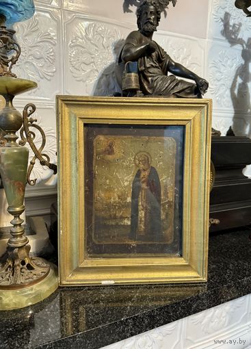 Икона Серафим Саровский преподобный начало 20 века