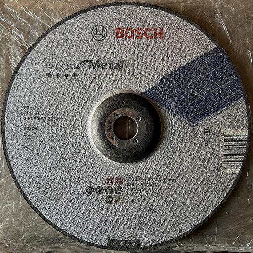 Круг отрезной по металлу (диск) Bosch (2608600225) 230x2,5х22,23 мм