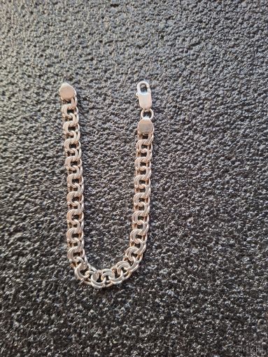 Браслет серебро 925 пр. 21см. 19,9гр.