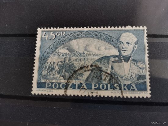 Польша 1950г.100-летие со дня смерти генерала Юзефа Бема, 1794-1850. марки Польши полная серия Michel N670 (3,0 е)