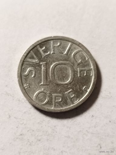 Швеция 10 оре 1988