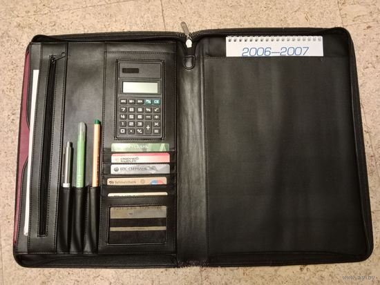 Портфель/Сумка/Папка для документов HP, черная, размер 36х26см
