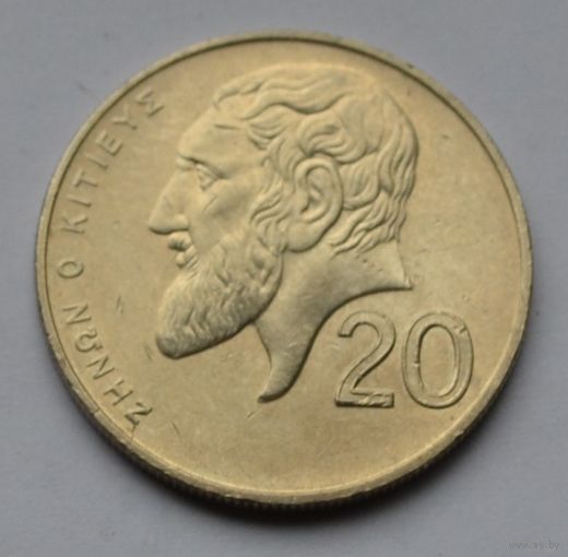 Кипр, 20 центов 2001 г.
