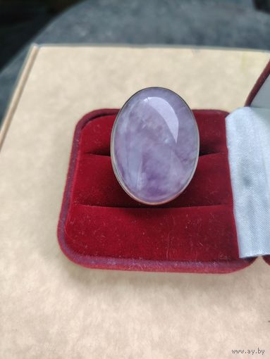 Серебряное кольцо с аметистом