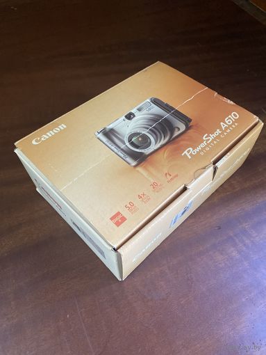 Canon A610, коробка