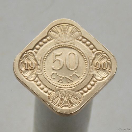 Нидерландские Антильские острова  50 центов 1990