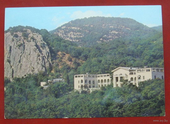 Южный берег Крыма.Санаторий " Нижняя Ореанда ". Чистая. 1978 года. *288.
