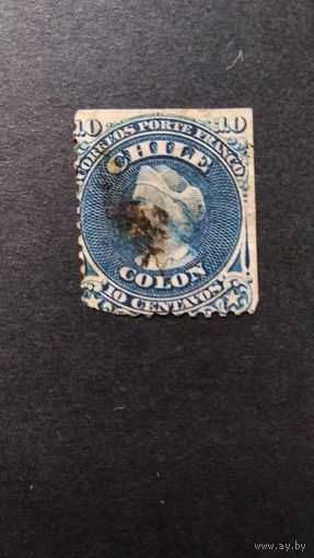Чили\280с\ 1867 Колумб Стандарт.
