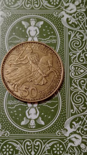 Монако 50 франков 1950