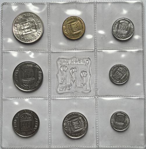 Сан-Марино набор монет 1973