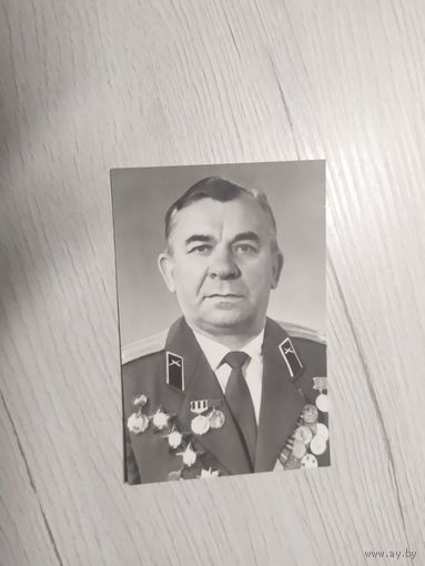 Черно-белое фото "Ветеран ВОВ "\1