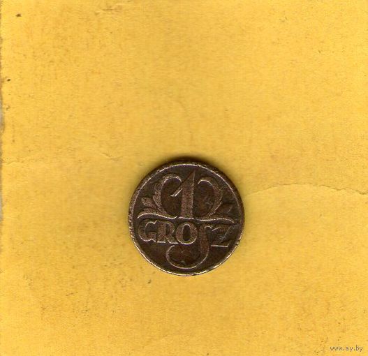 1 грош 1928г.