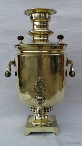 Кунгурский угольный самовар "Заведение Кожевникова в Кунгуре". Прим 1880-1895гг