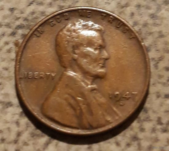 1 цент 1947 D США