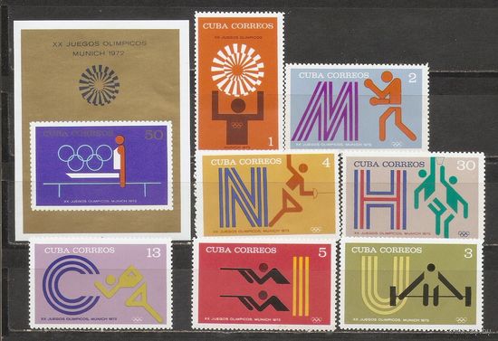 ФФ2 Куба 1972 Ол. игры Мюнхен
