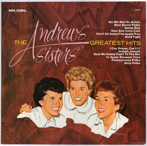 LP The Andrews Sisters 'The Andrews Sisters' Greatest Hits'