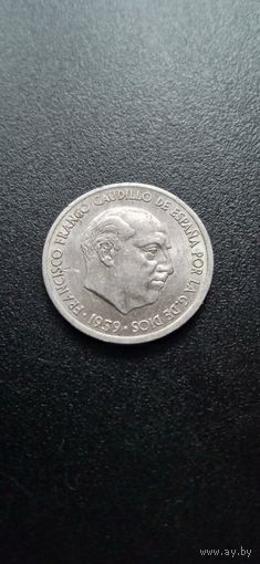 Испания 10 сентимо 1959 г.