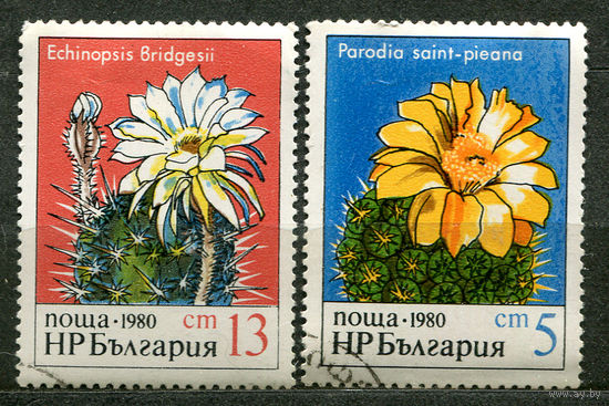 Кактусы. Болгария. 1980. Серия 2 марки