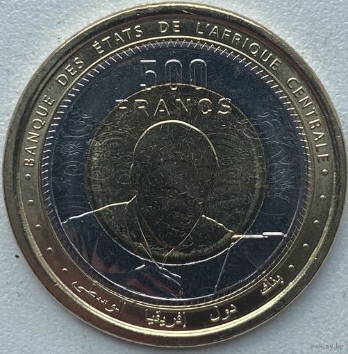 Центральная Африка (BEAC) 500 франков 2024 г.