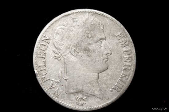 5 франков 1812 г. Лилль (Франция), Наполеон Бонапарт