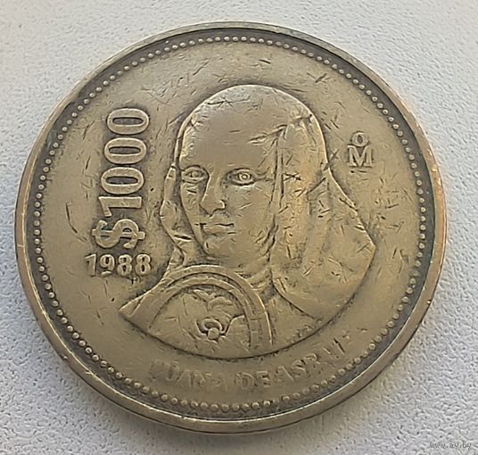 Мексика 1000 песо, 1988 5-9-1