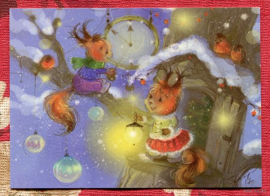 Бабок Екатерина - бельчата, Новый год - Чистая