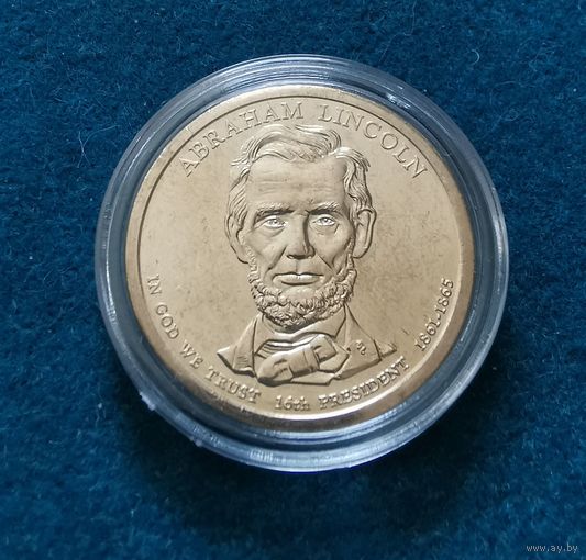 301. 1 доллар 2010 г. Авраам Линкольн
