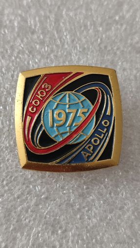Значек знак Союз-Аполлон Космос