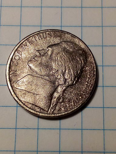 5 центов США 1992 Р год