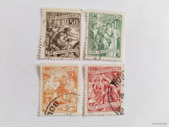 Югославия 1950 4м