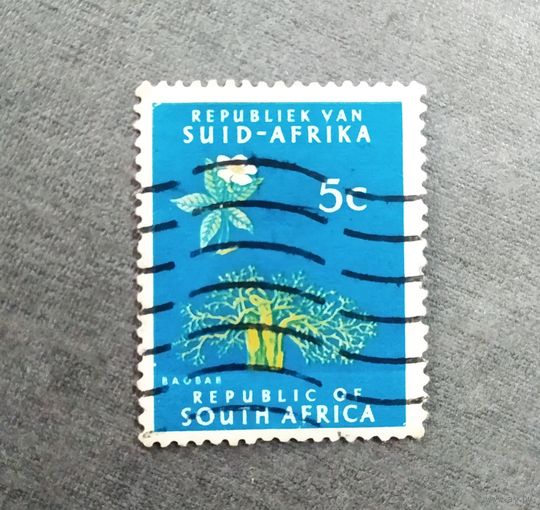 Марка Южная Африка 1961 год Баобаб