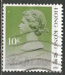 Гонконг. Королева Елизавета II. 1987г. Mi#507.