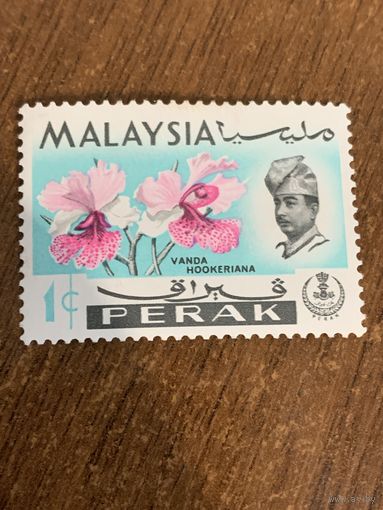 Малайзия 1965. Цветы. Vanda Hookeriana. Марка из серии