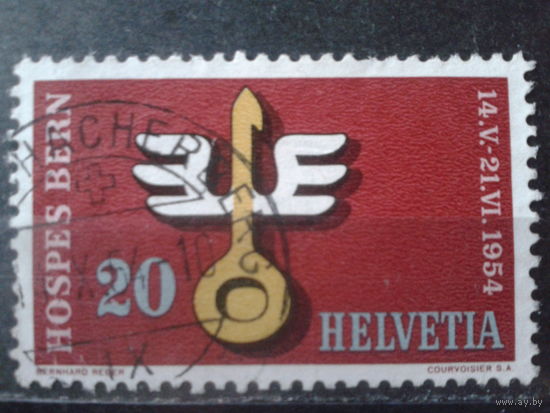 Швейцария 1954 Эмблема