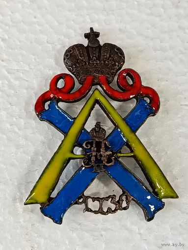 Царский полковой знак - лейб-гвардии Измайловского полка реплика