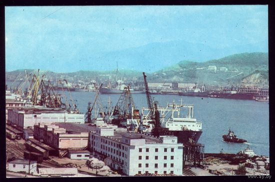 1976 год Находка Рыбный порт