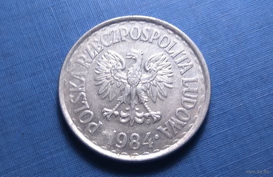 1 злотый 1984. Польша.
